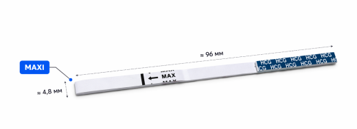 Тест на беременность в полосках "MAXI"